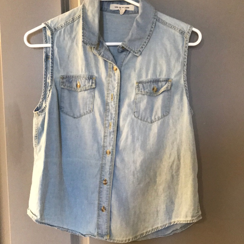 Light Jean Vest